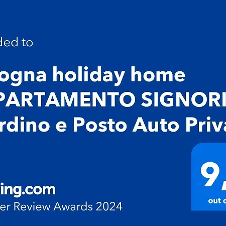 Bhh Appartamento Signorini - Www Bologna Holiday Home - Giardino Privato Parcheggio Riservato -Holiday House Bologna Garden Free Parking Apartman Bologna
