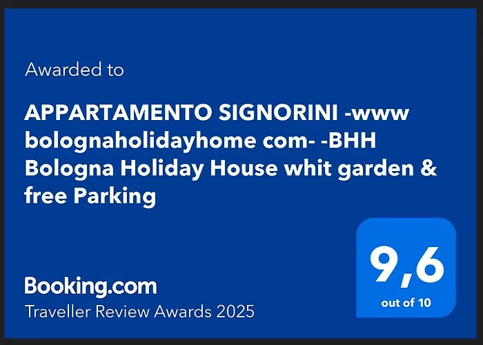 BHH Appartamento Signorini Bologna -wwwbolognaholidayhomecom- Parcheggio Riservato e Giardino - Holiday House Bologna Garden Parking Bologna