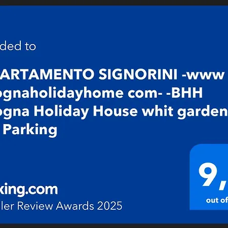 Bhh Signorini -wwwbolognaholidayhomecom- Parcheggio Riservato E Giardino - House Garden Parking بولونيا